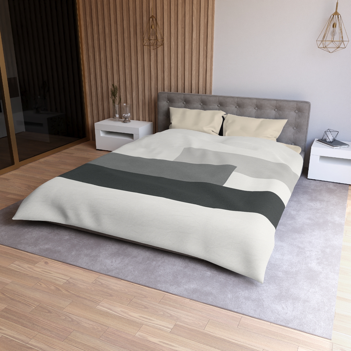 Quiet Bridge Of Three Bars custom duvets