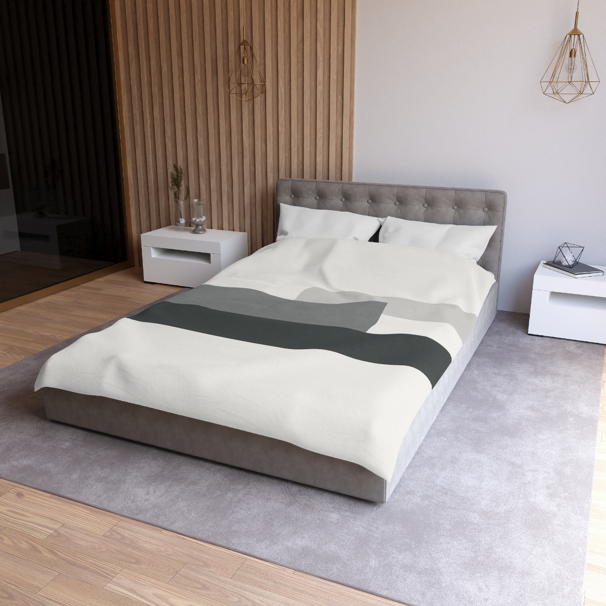 Quiet Bridge Of Three Bars custom duvets