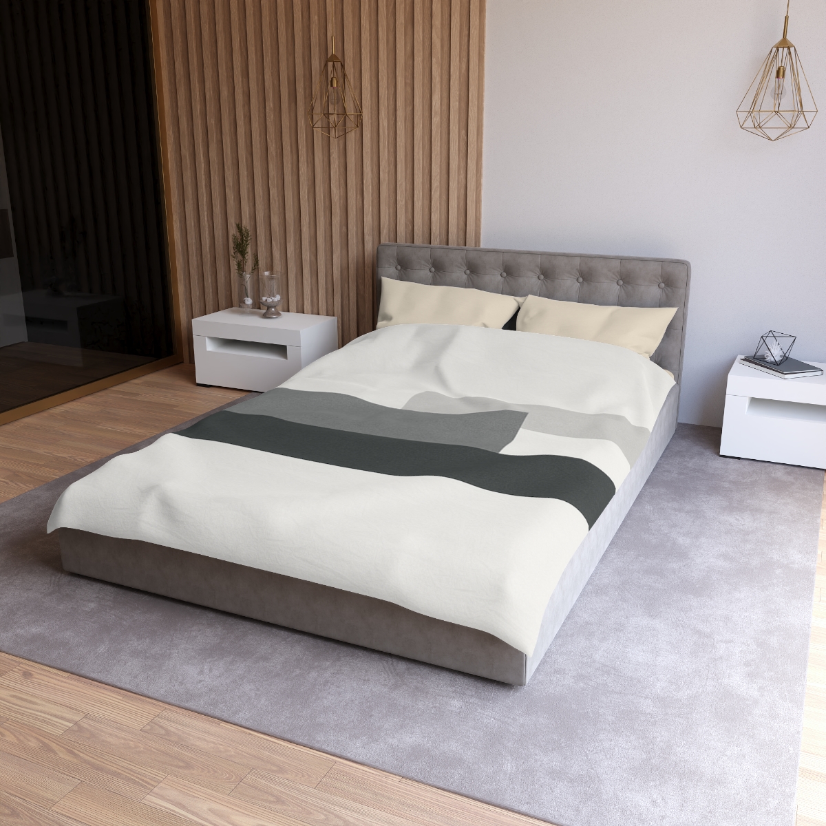 Quiet Bridge Of Three Bars custom duvets