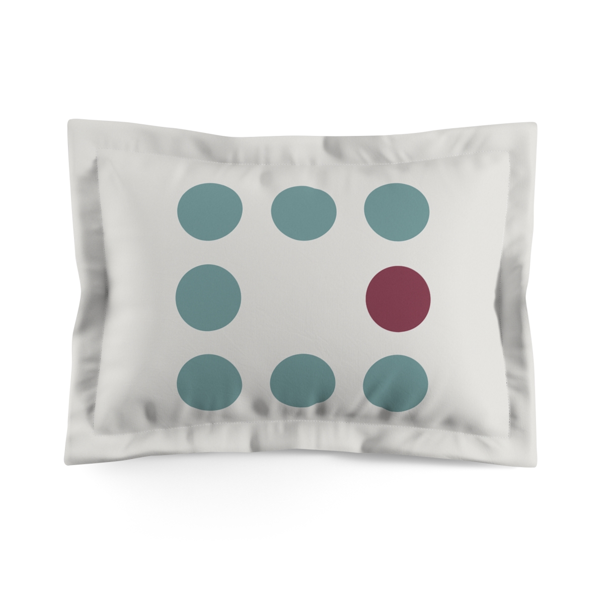 Quiet Cluster Grid soft plush pillows