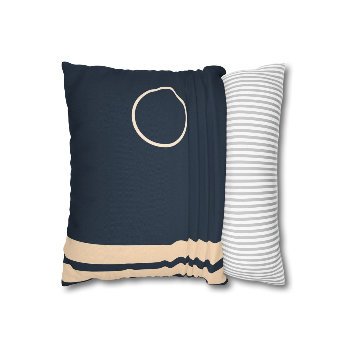 Quiet Column And Floating Ring designer print pillow cases