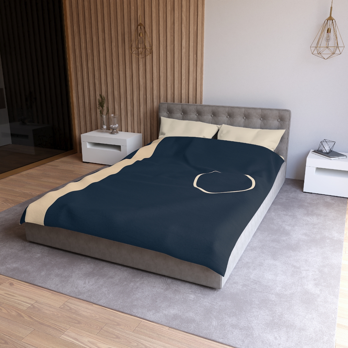 Quiet Column And Floating Ring designer printed duvets