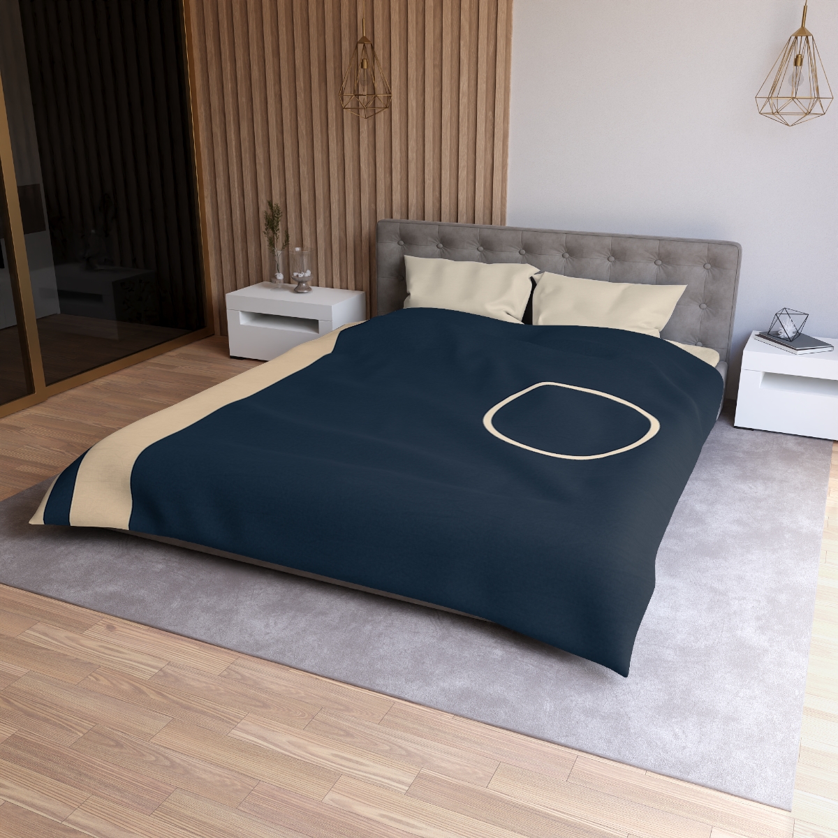 Quiet Column And Floating Ring designer printed duvets