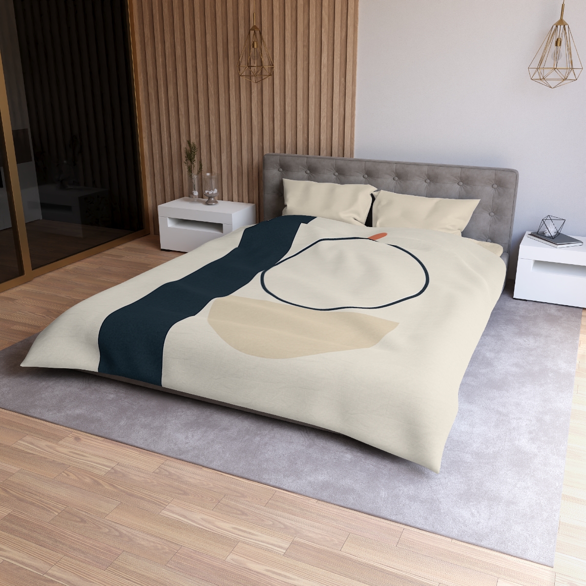 Quiet Column With Split Circle trendy bedroom duvets