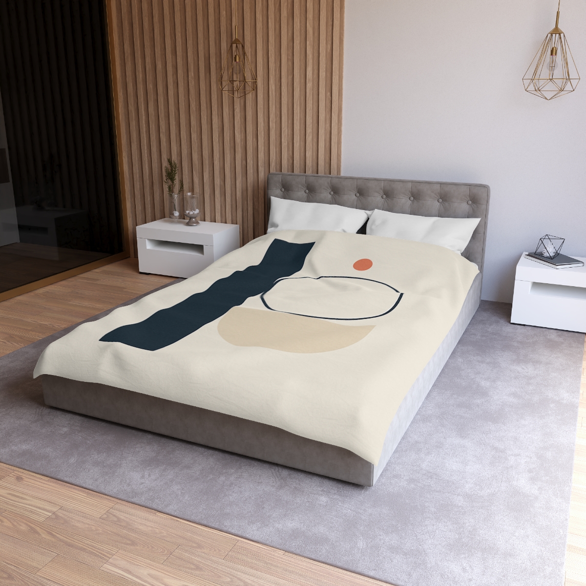 Quiet Column With Split Circle trendy bedroom duvets