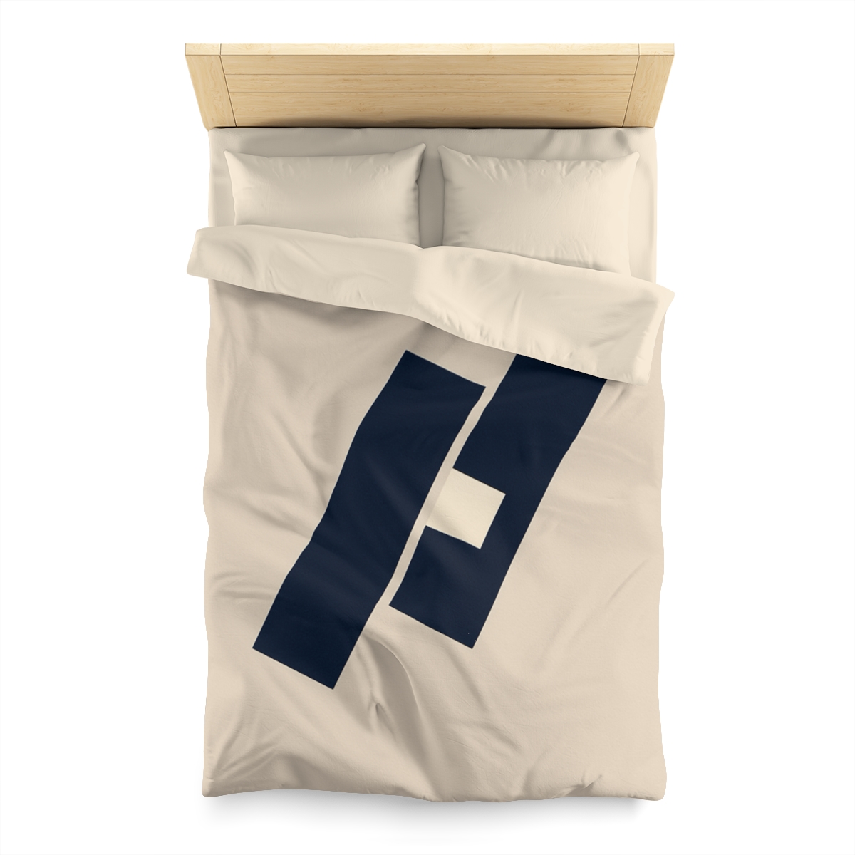 Quiet Diagonal Stack custom duvets