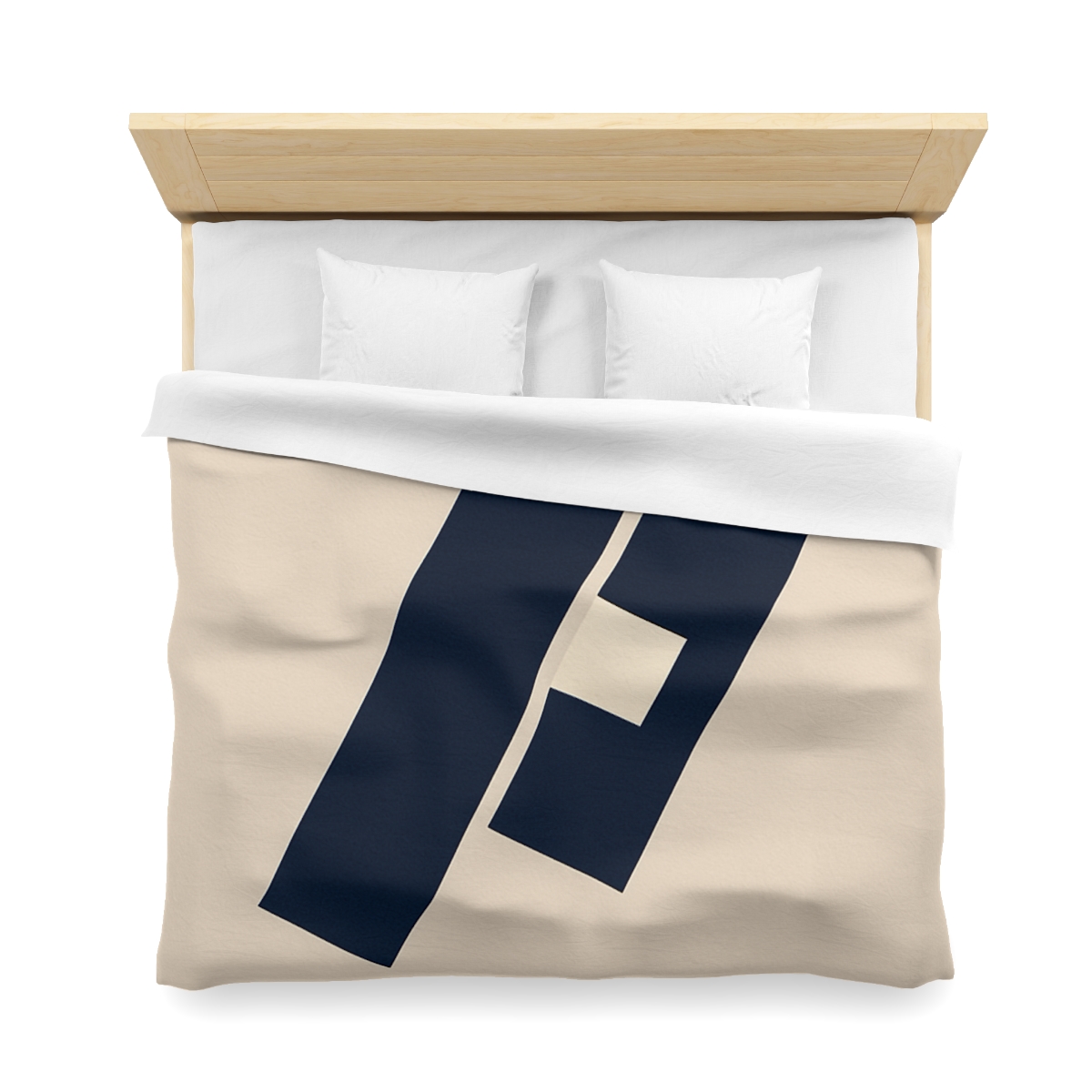 Quiet Diagonal Stack custom duvets