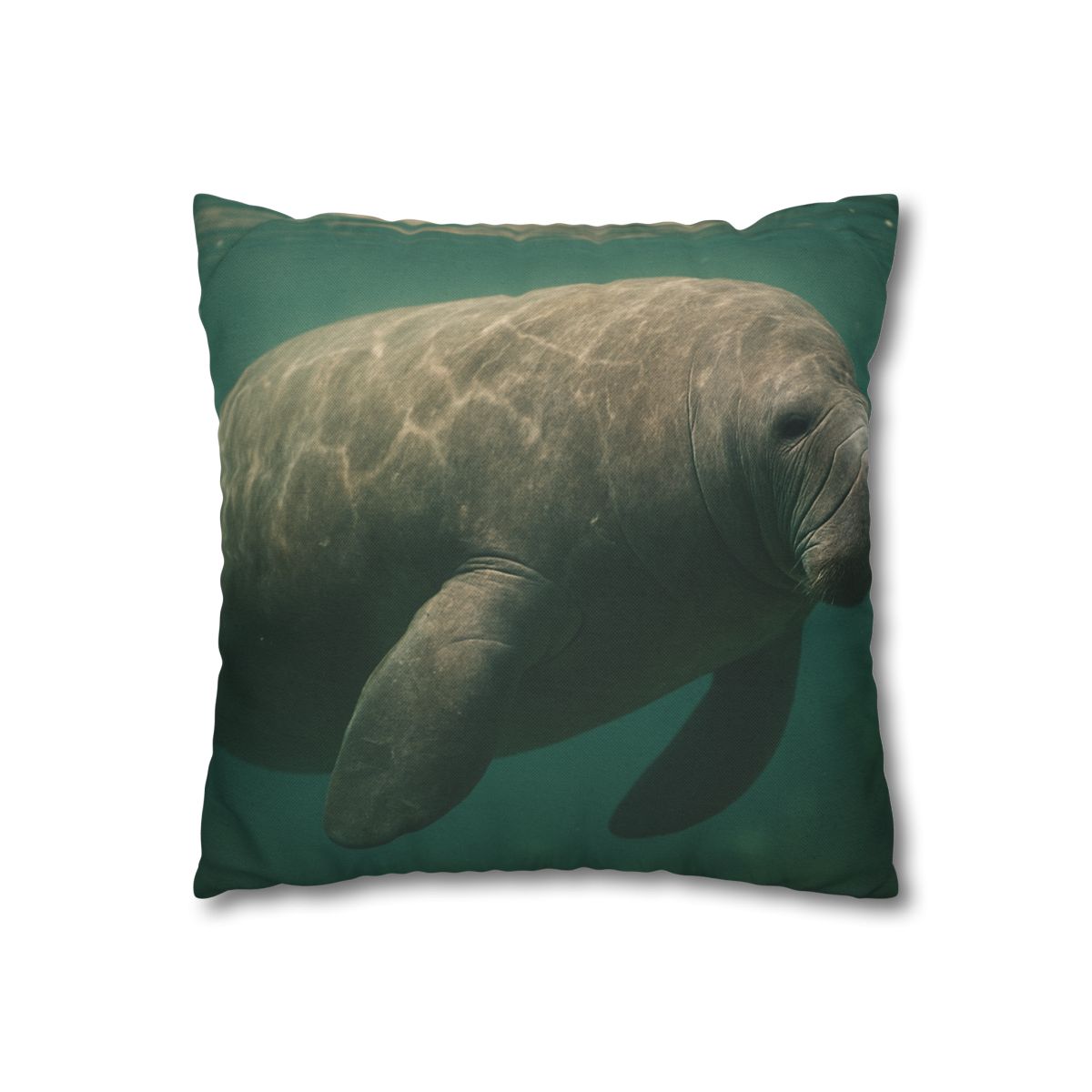 Quiet Drift West Indian Manatee custom pillow cases