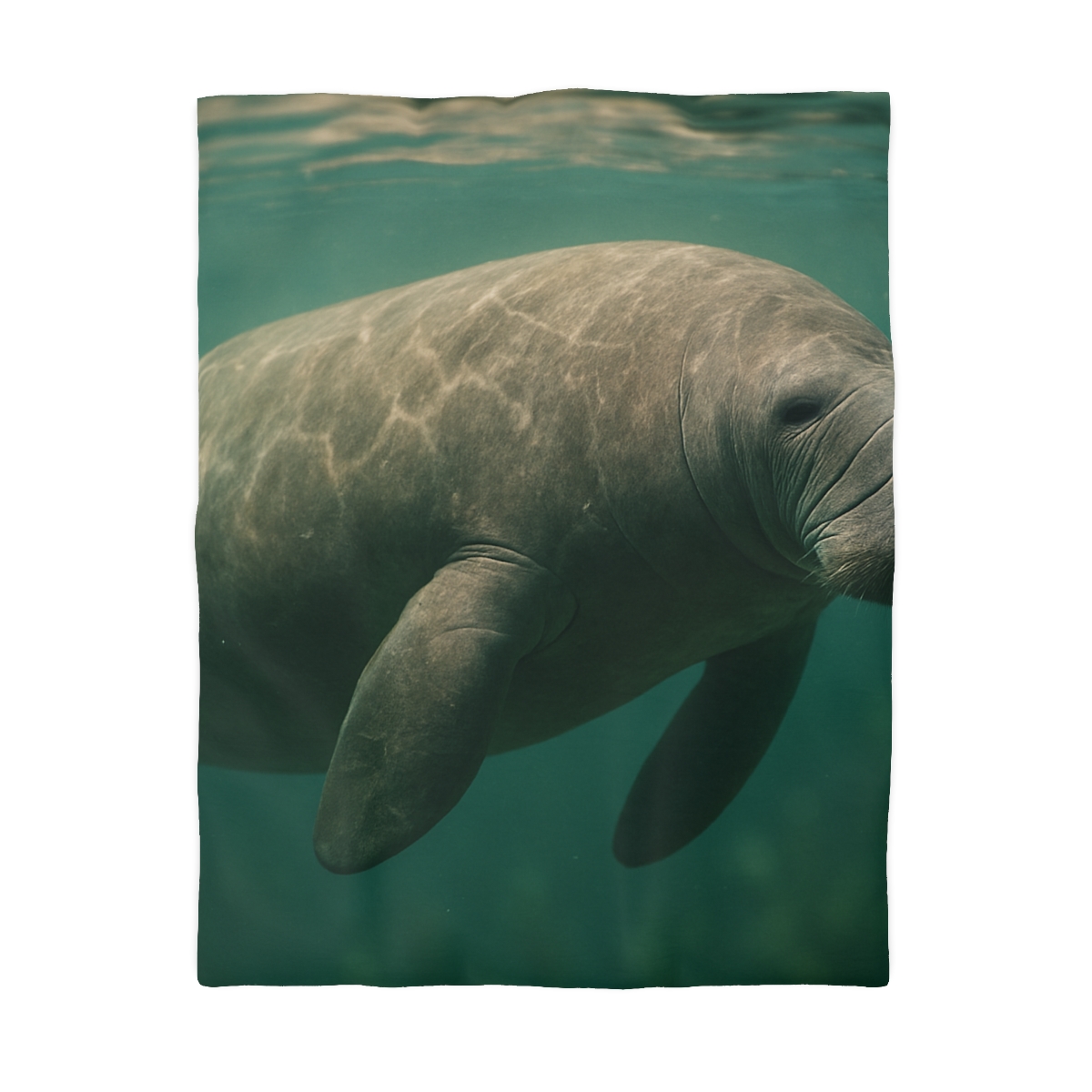Quiet Drift West Indian Manatee custom duvets