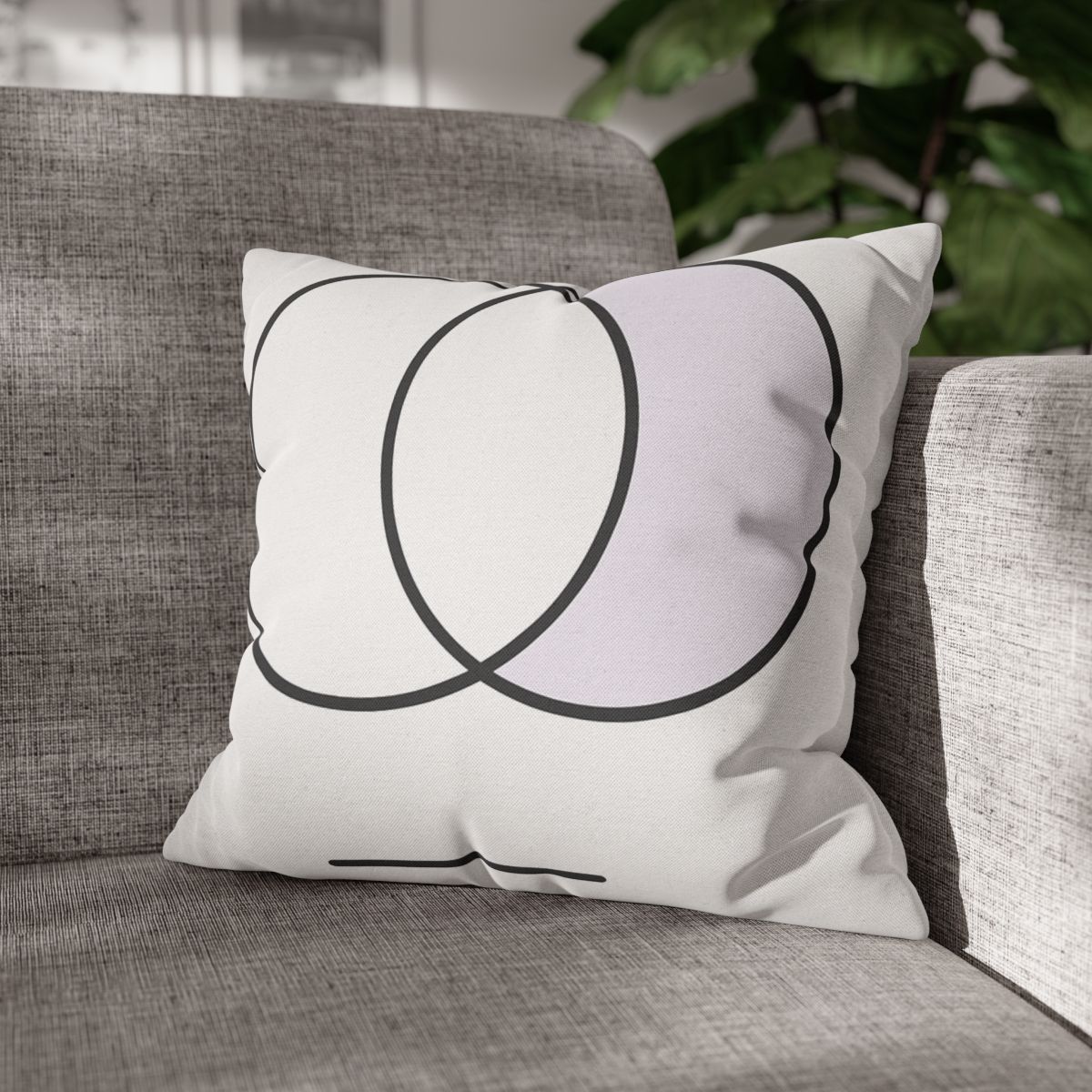 Quiet Eclipse Pairing designer print pillow cases