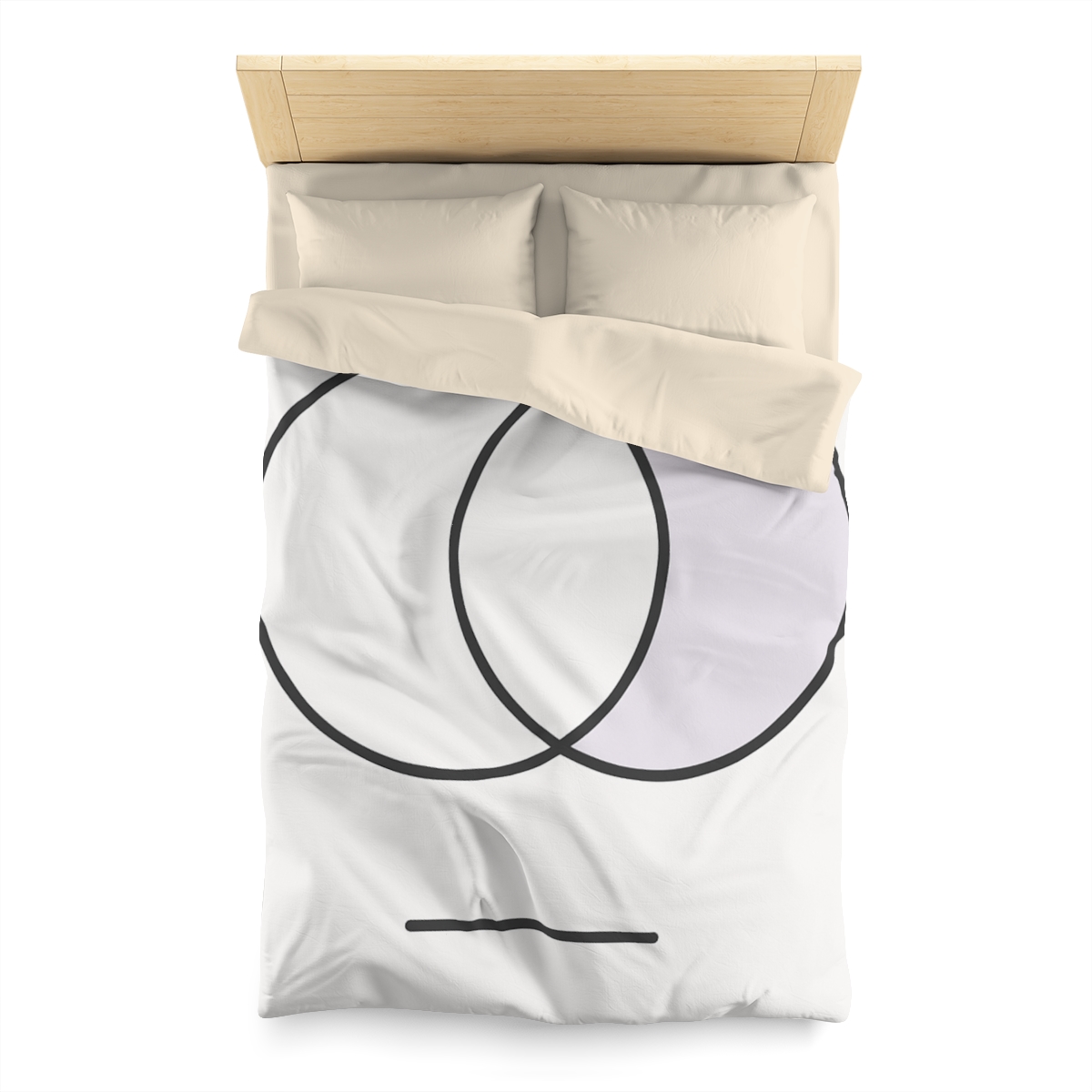 Quiet Eclipse Pairing personalized bedding duvets