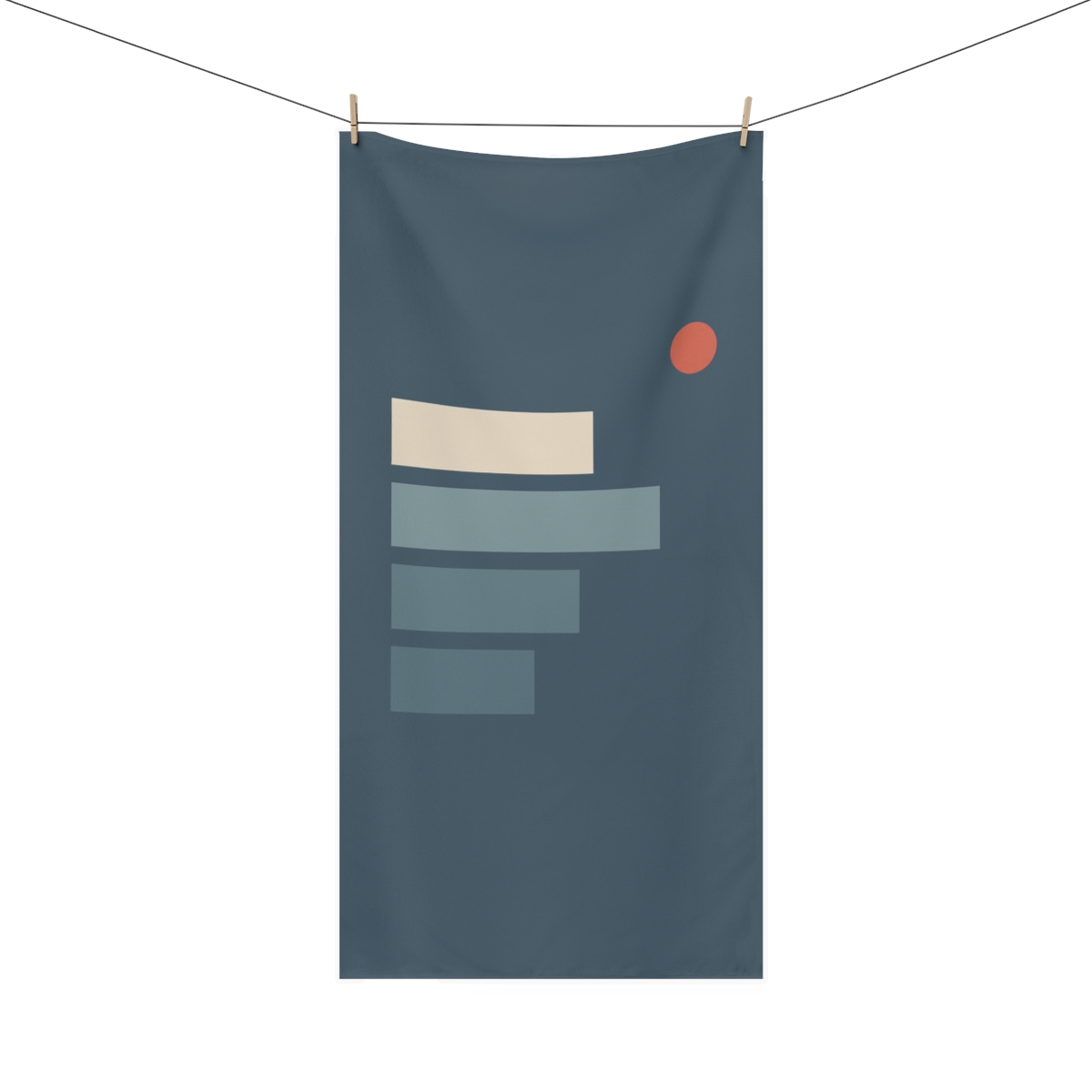 Quiet Ladder Of Short Bars personalized bath towels