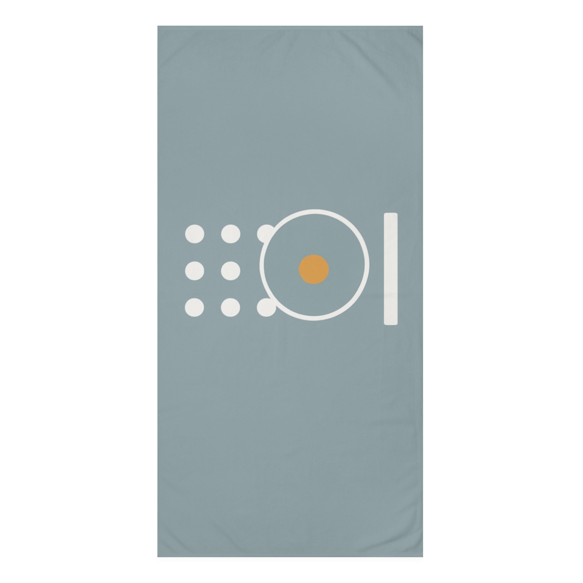 Quiet Orbit Grid With Missing Point trendy hand towels