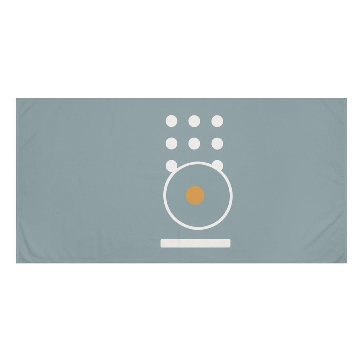 Quiet Orbit Grid With Missing Point trendy hand towels