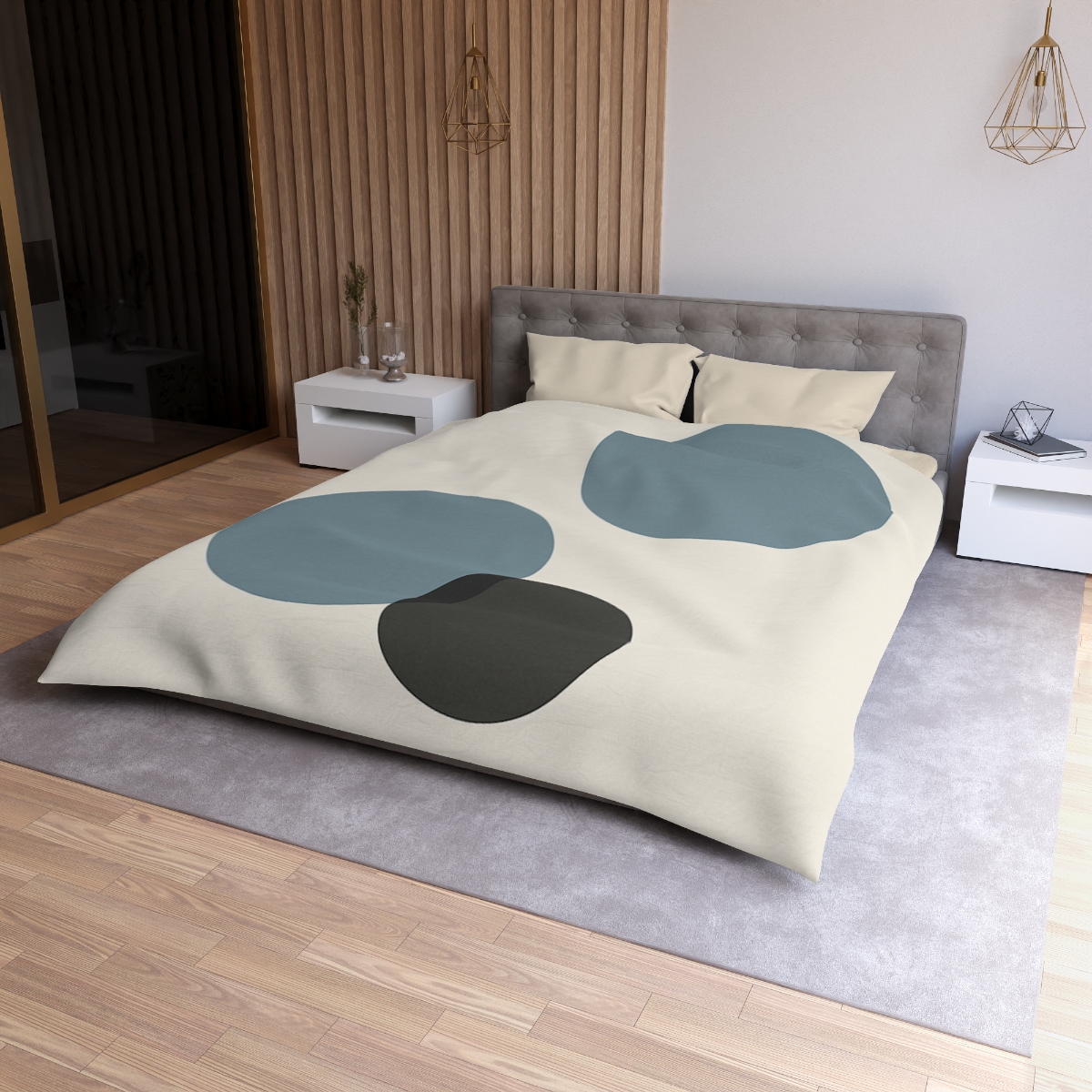 Quiet Orbit Of Three Circles trendy bedroom duvets