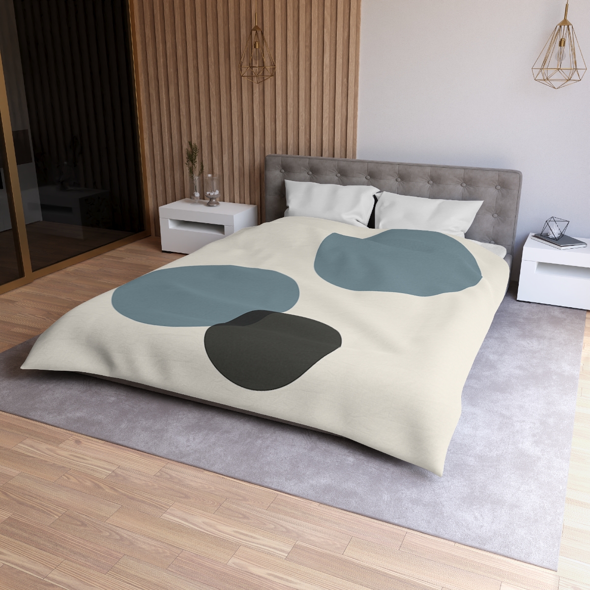 Quiet Orbit Of Three Circles trendy bedroom duvets