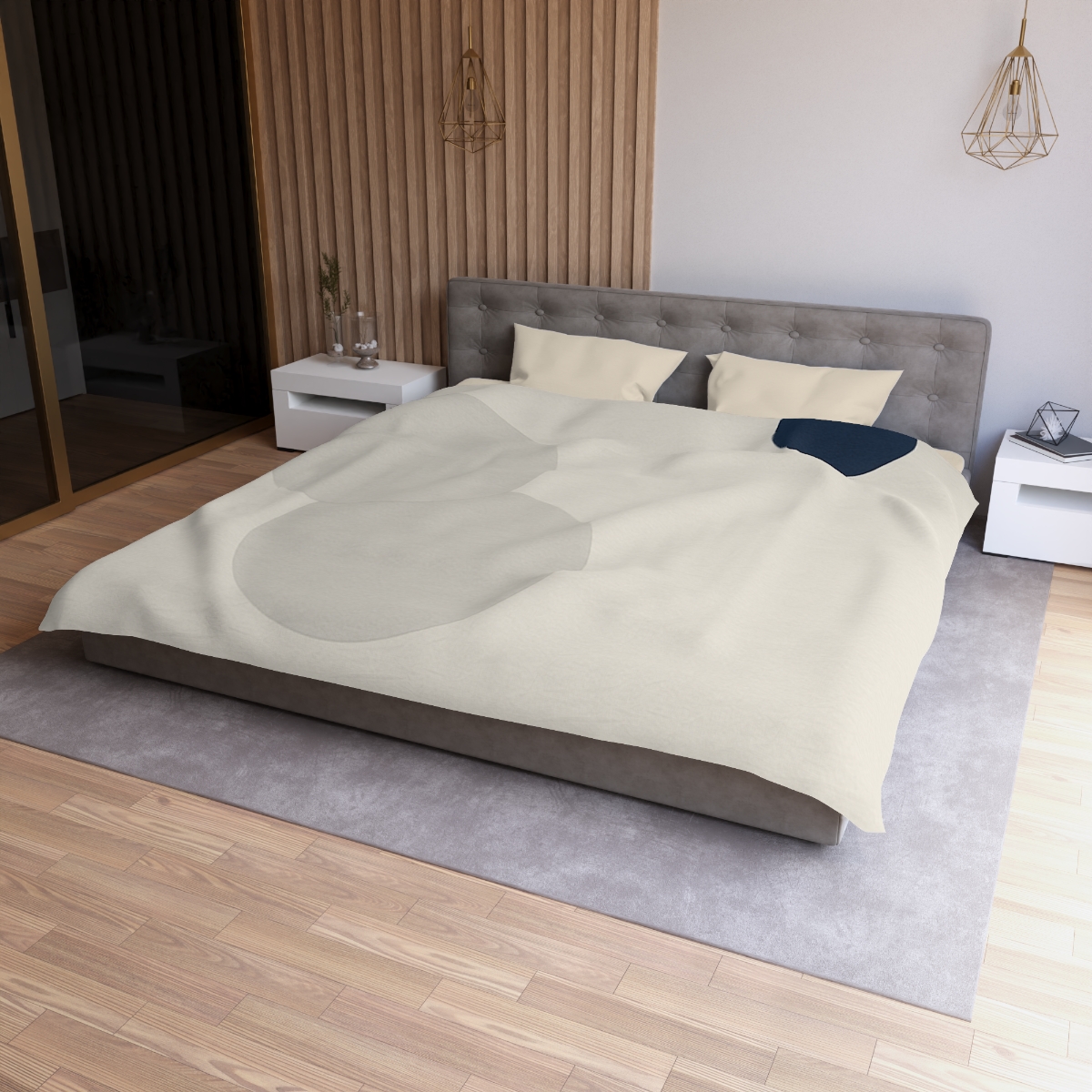 Quiet Orbit Of Three Circles designer printed duvets