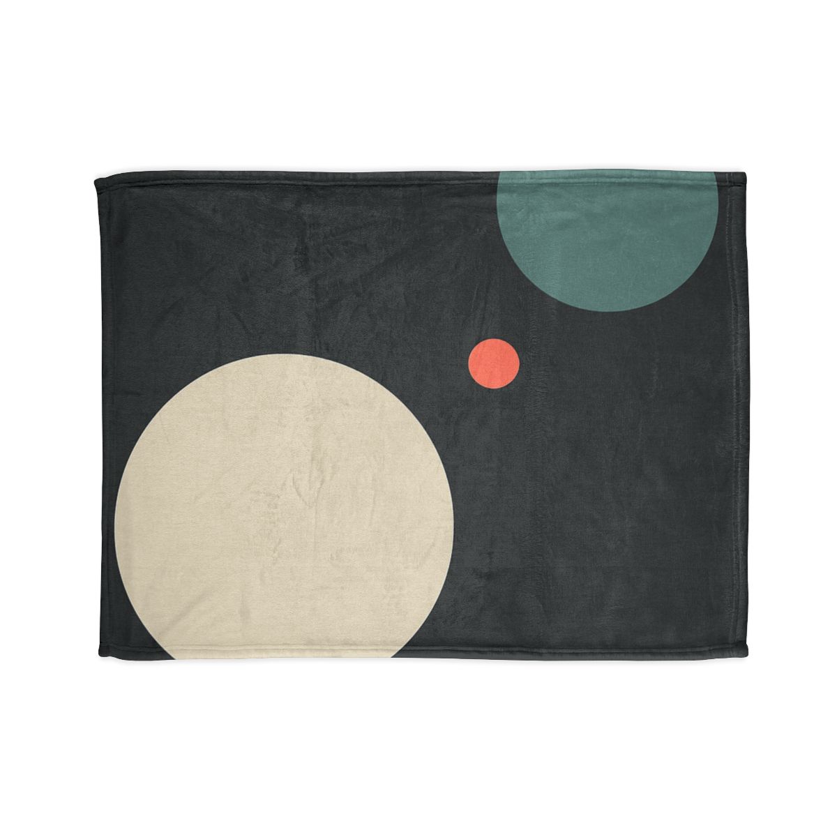 Quiet Orbit Of Three Circles designer printed blankets