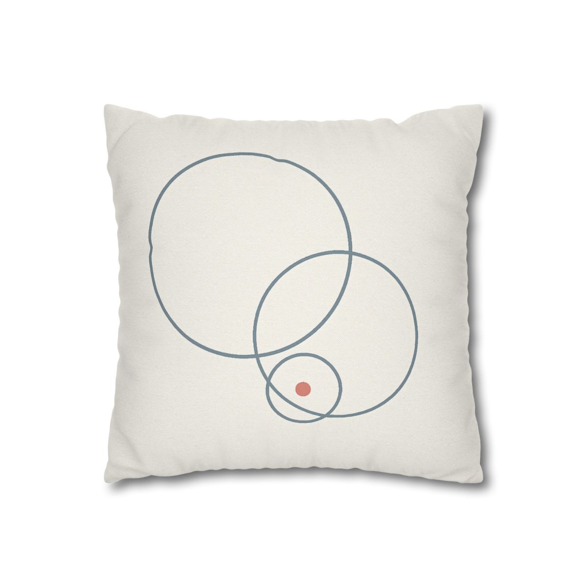 Quiet Orbit Of Three Rings stylish decorative pillowcases
