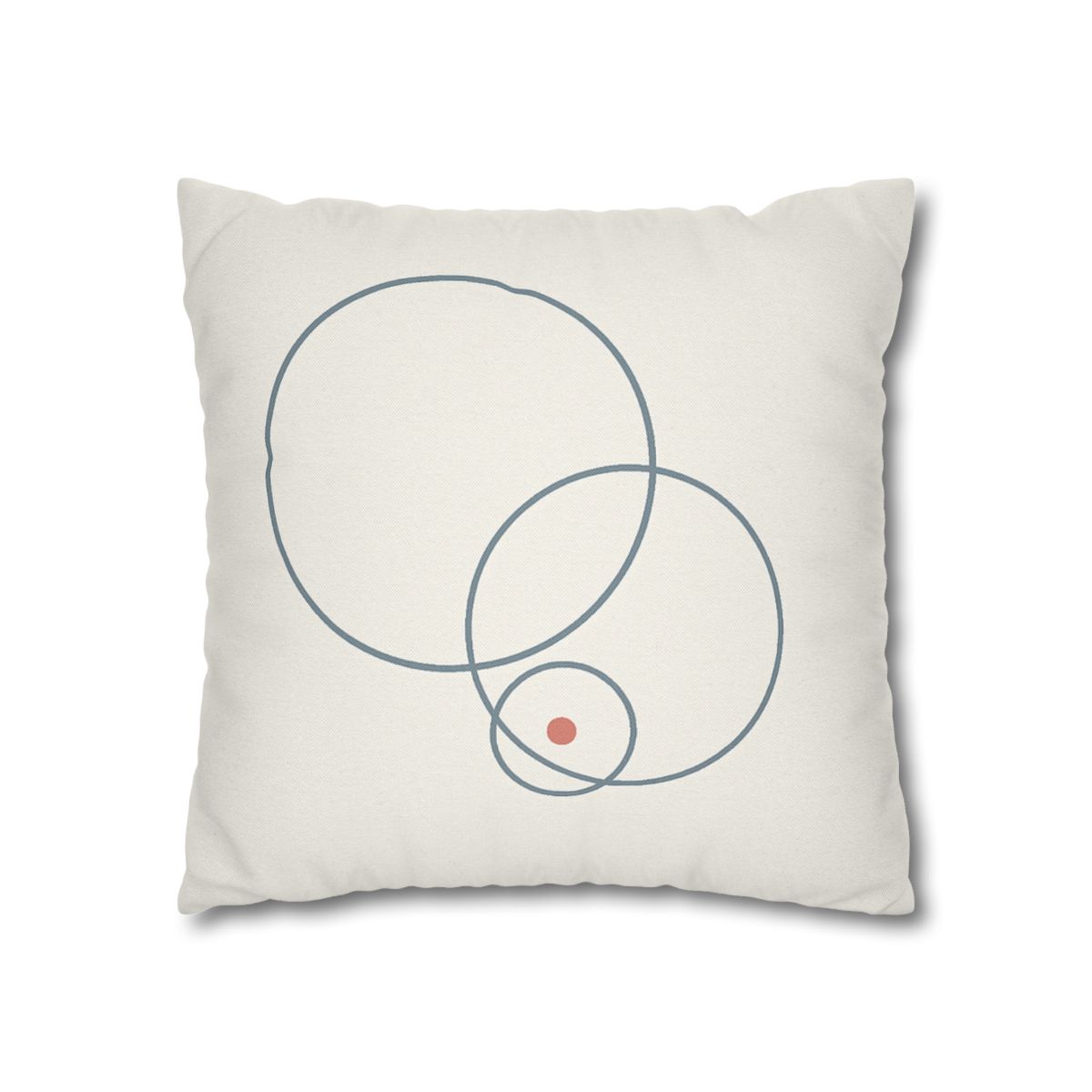 Quiet Orbit Of Three Rings stylish decorative pillowcases