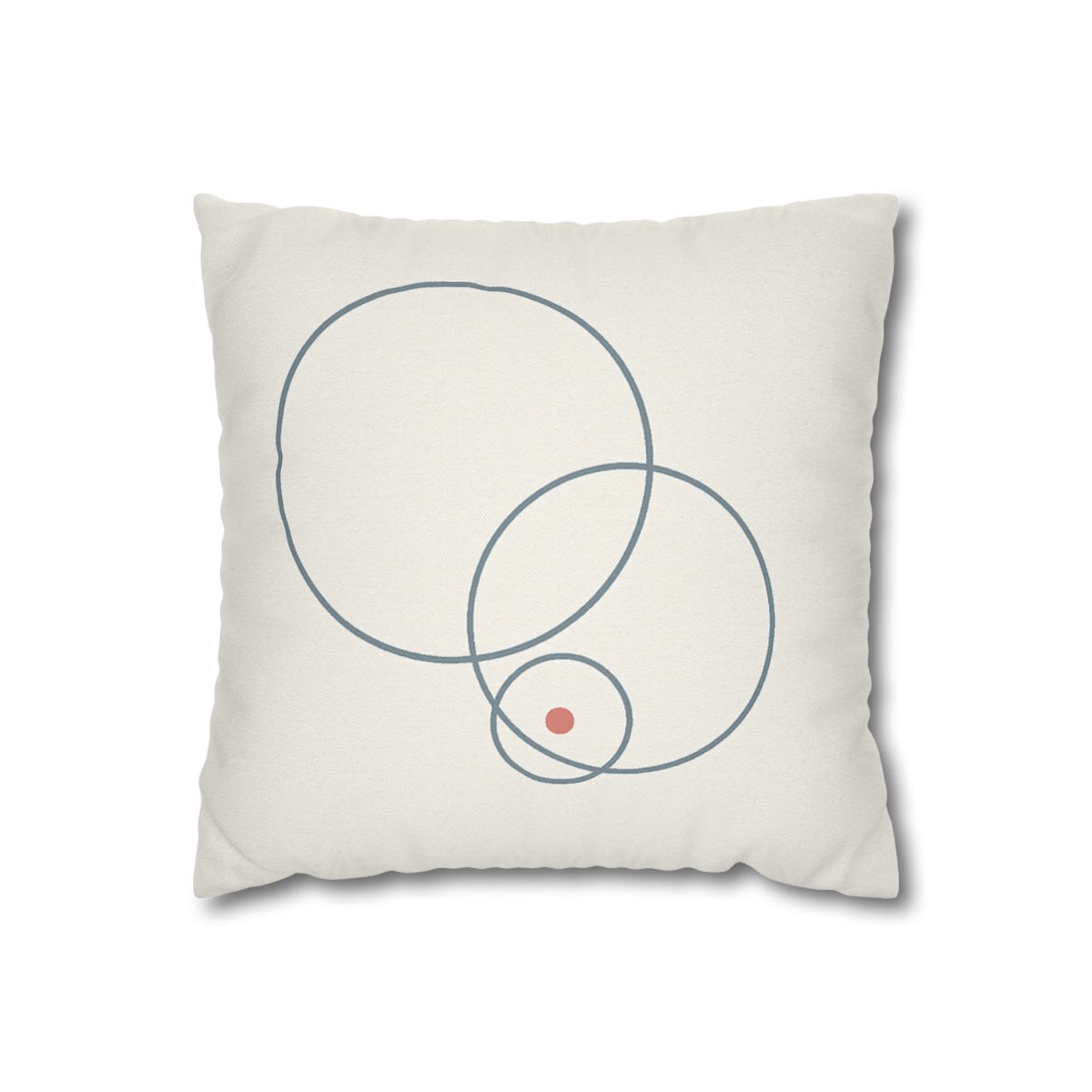 Quiet Orbit Of Three Rings stylish decorative pillowcases