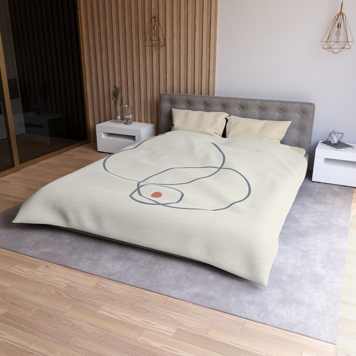 Quiet Orbit Of Three Rings personalized bedding duvets