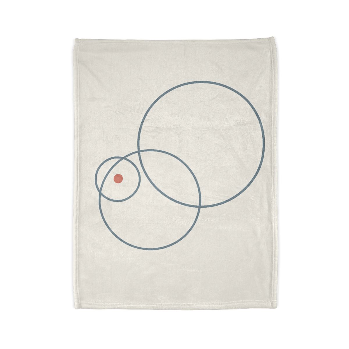 Quiet Orbit Of Three Rings stylish throw blankets