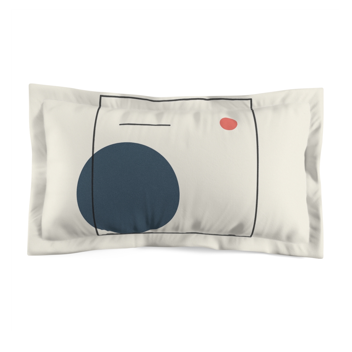 Quiet Orbit With Broken Frame unique shape pillows