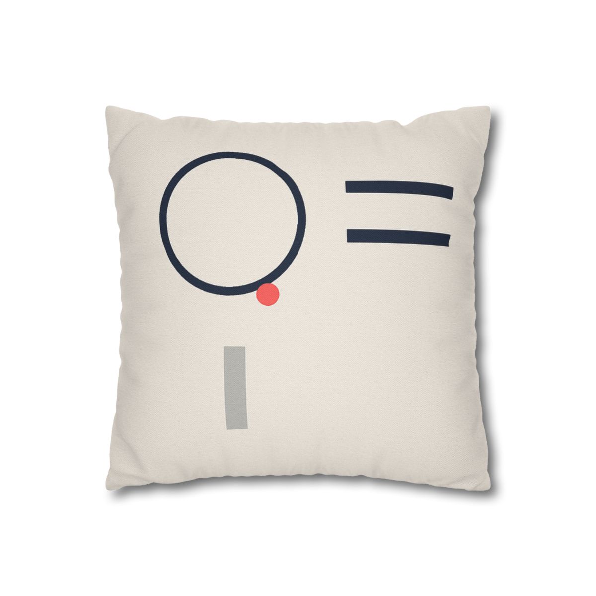 Quiet Orbit With Offset Bars designer print pillow cases