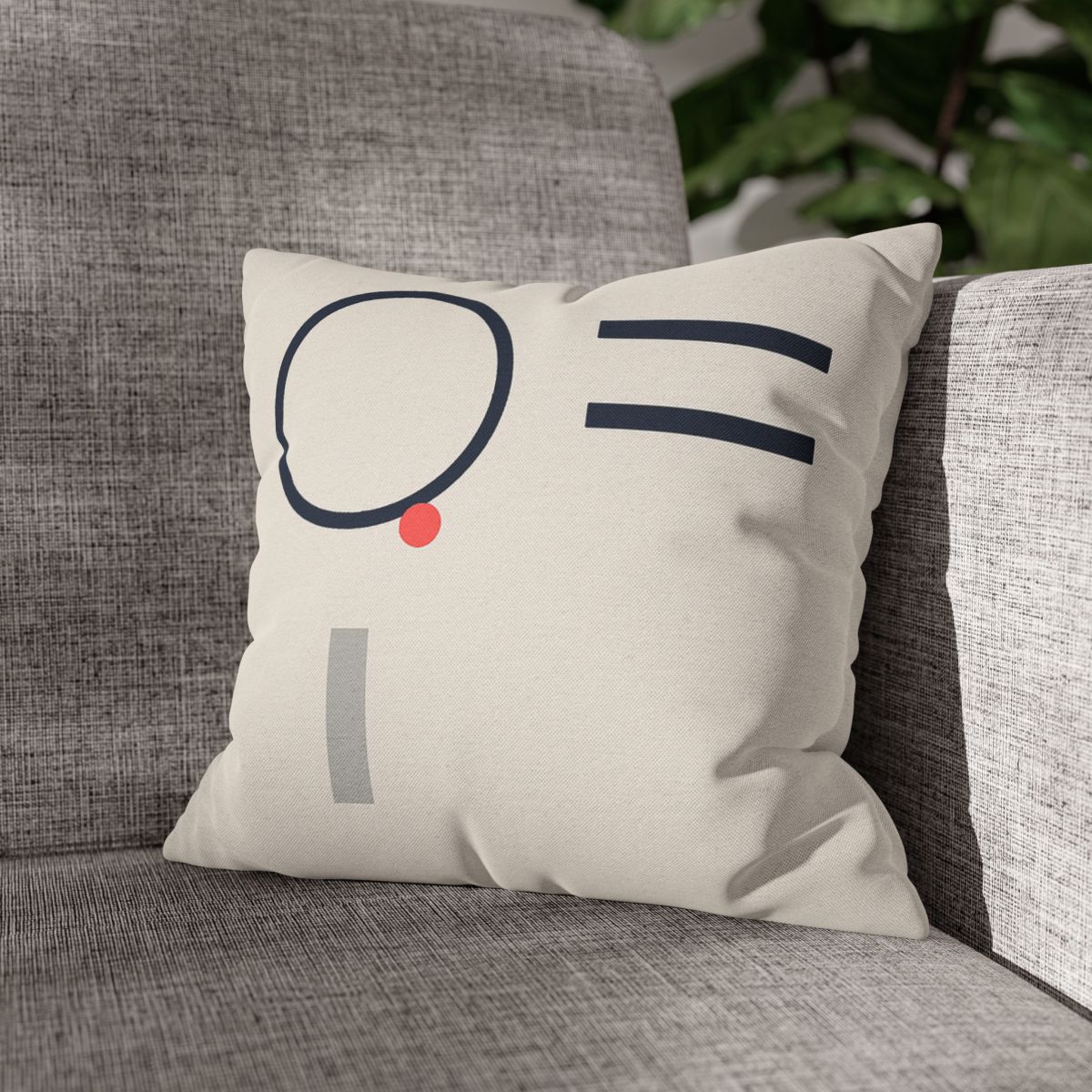 Quiet Orbit With Offset Bars designer print pillow cases