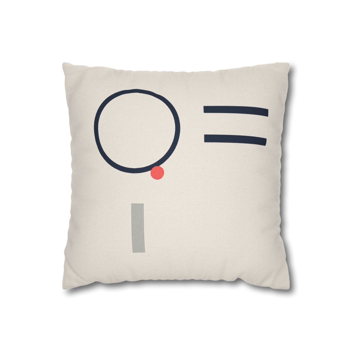 Quiet Orbit With Offset Bars designer print pillow cases