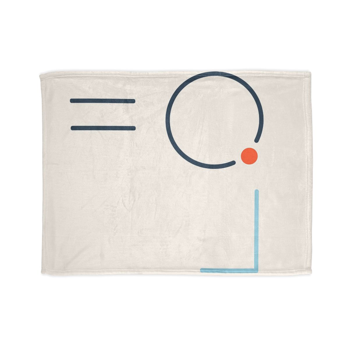 Quiet Orbit With Offset Bars personalized cozy blankets