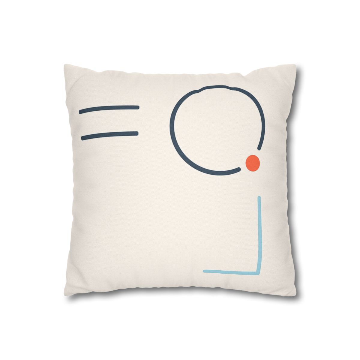 Quiet Orbit With Offset Bars personalized pillow covers