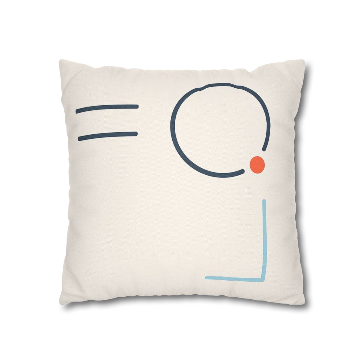 Quiet Orbit With Offset Bars personalized pillow covers