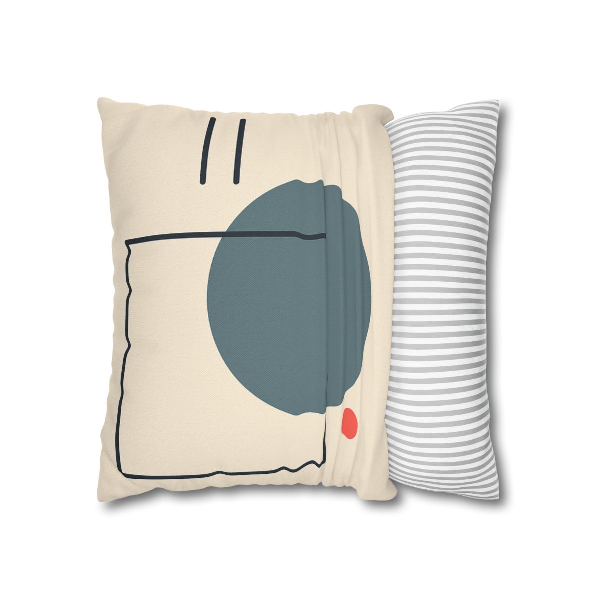 Quiet Orbit With Offset Frame unique gift pillow cases