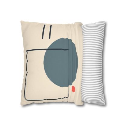 Quiet Orbit With Offset Frame unique gift pillow cases