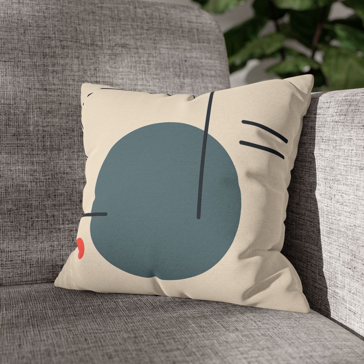 Quiet Orbit With Offset Frame unique gift pillow cases