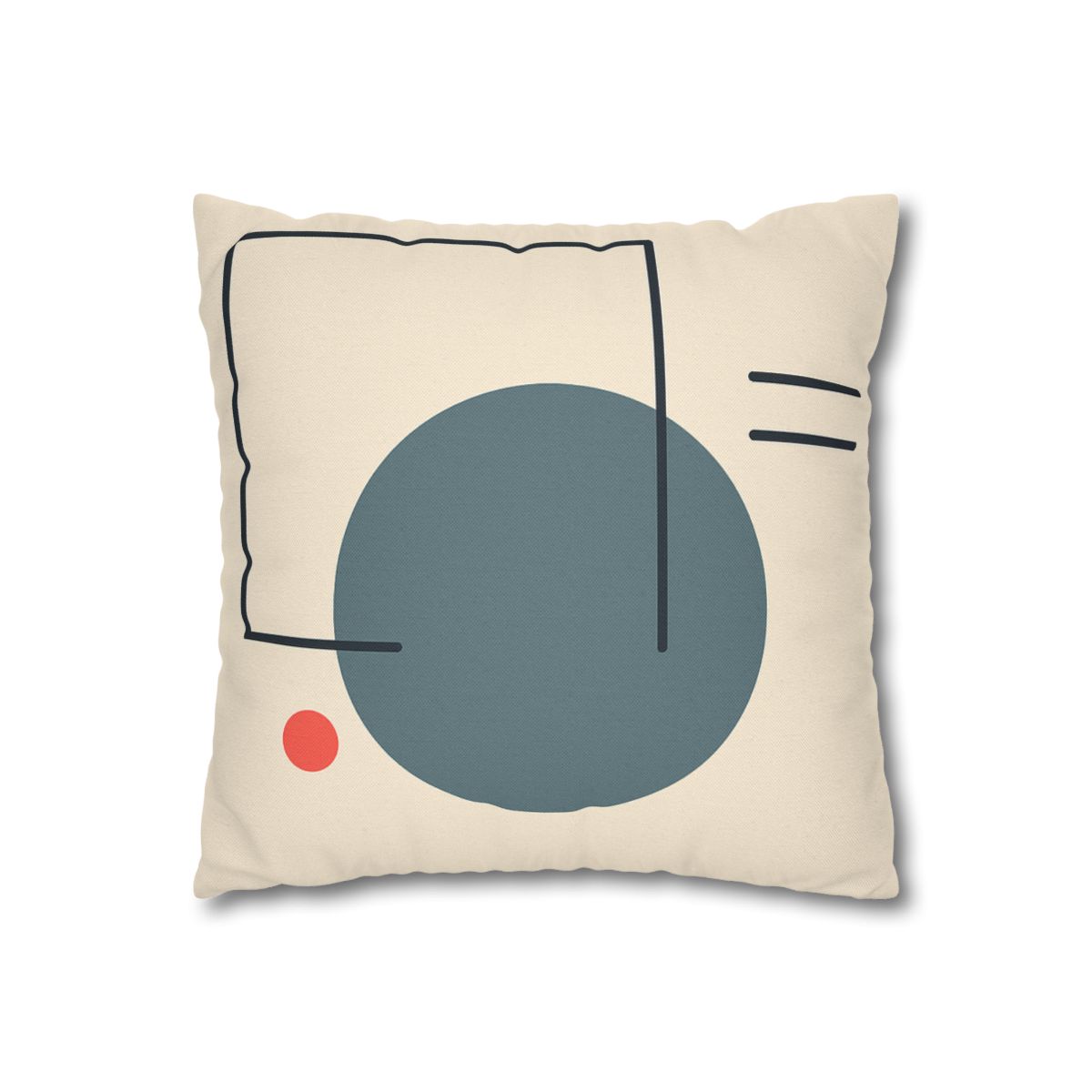 Quiet Orbit With Offset Frame unique gift pillow cases