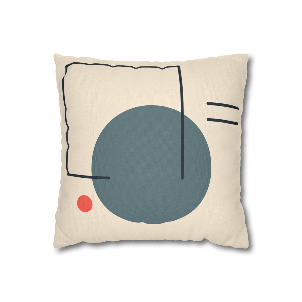 Quiet Orbit With Offset Frame unique gift pillow cases