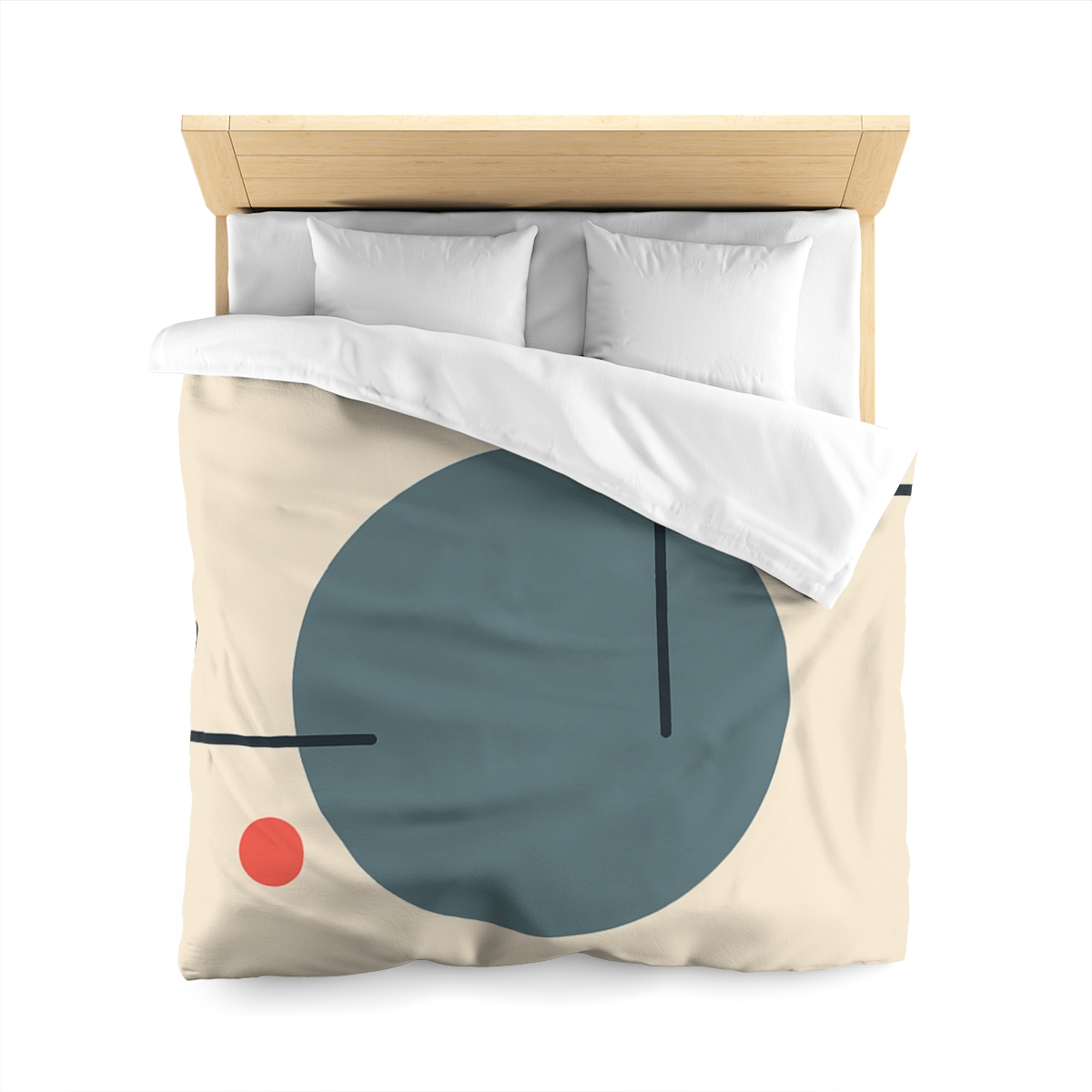 Quiet Orbit With Offset Frame warm winter duvets