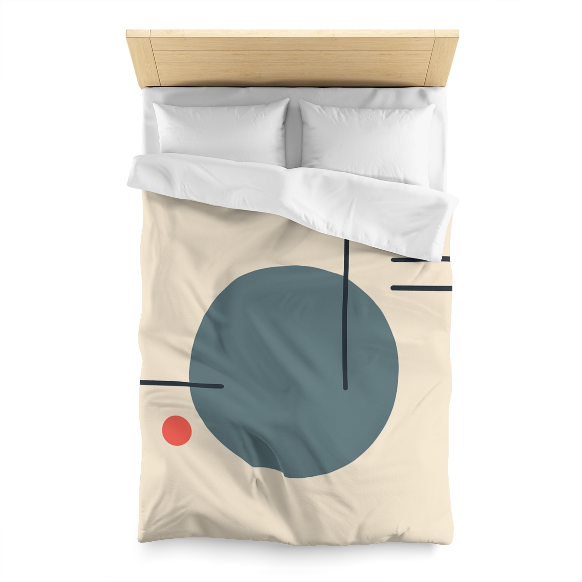 Quiet Orbit With Offset Frame warm winter duvets