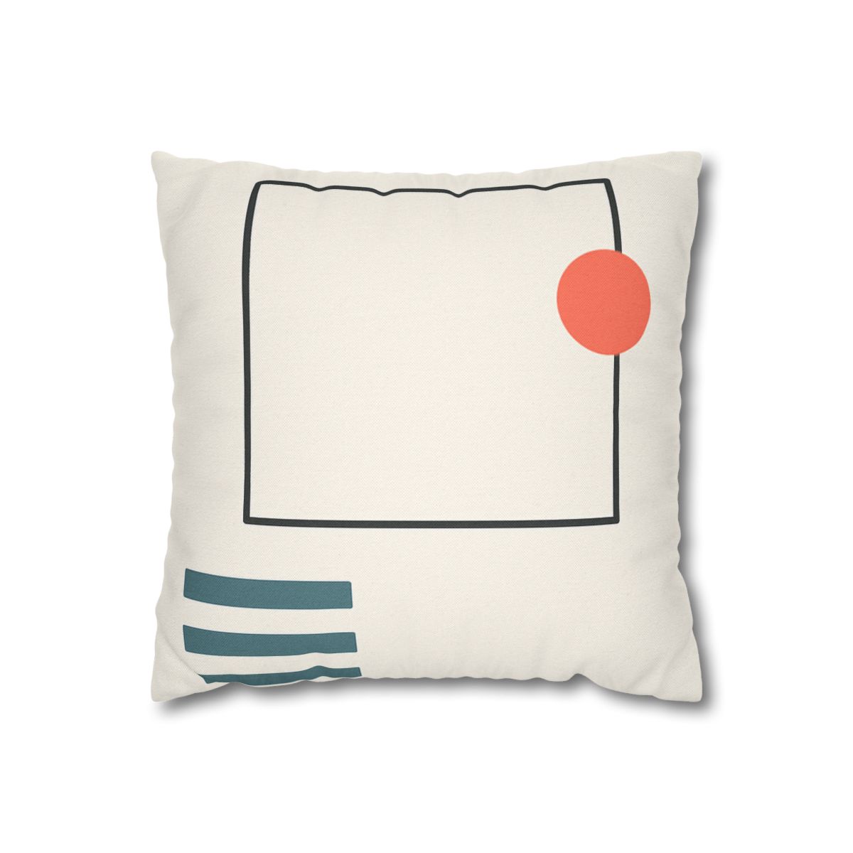 Quiet Orbit With Split Frame designer print pillow cases