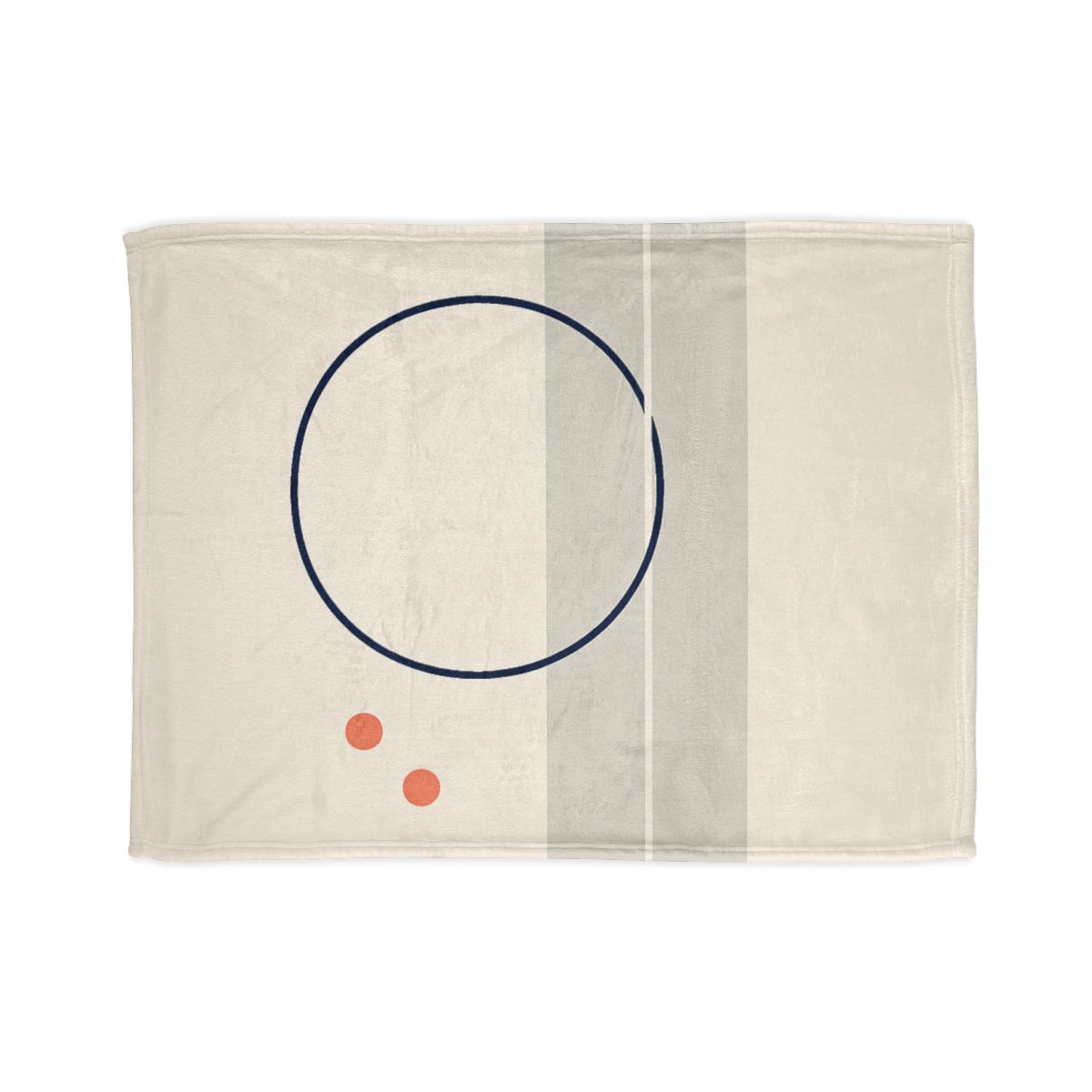 Quiet Orbit With Split Panel stylish throw blankets