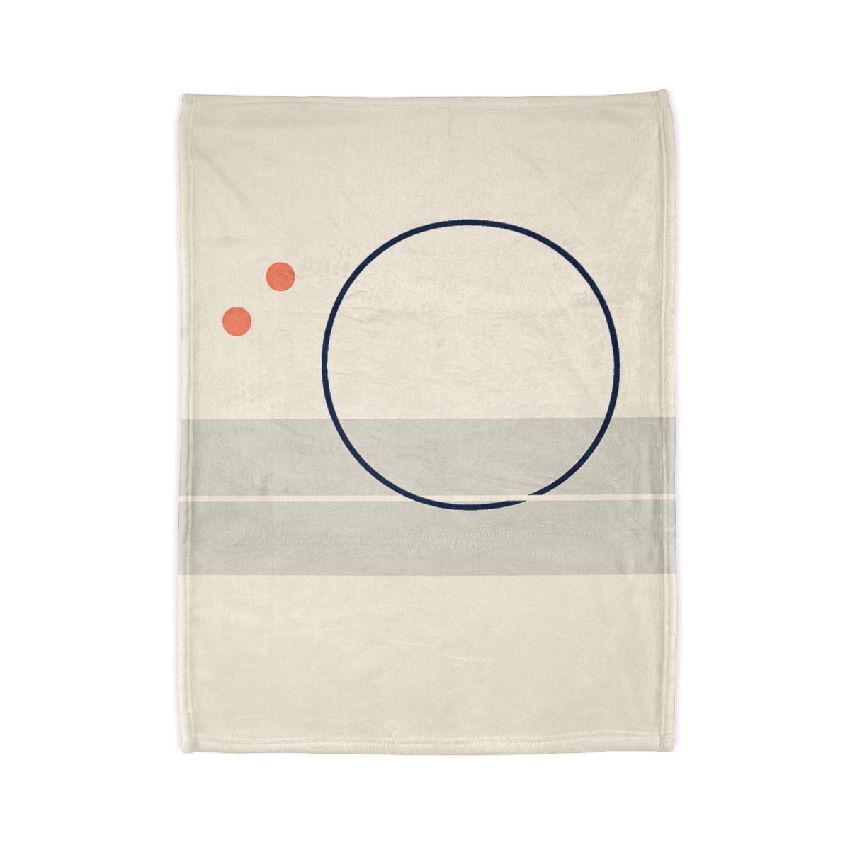 Quiet Orbit With Split Panel stylish throw blankets