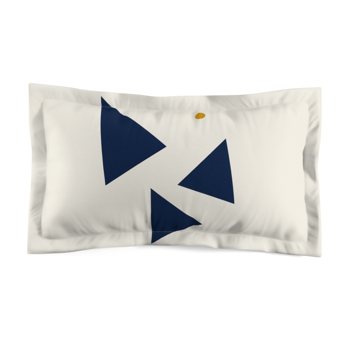 Quiet Orbiting Triangles soft plush pillows