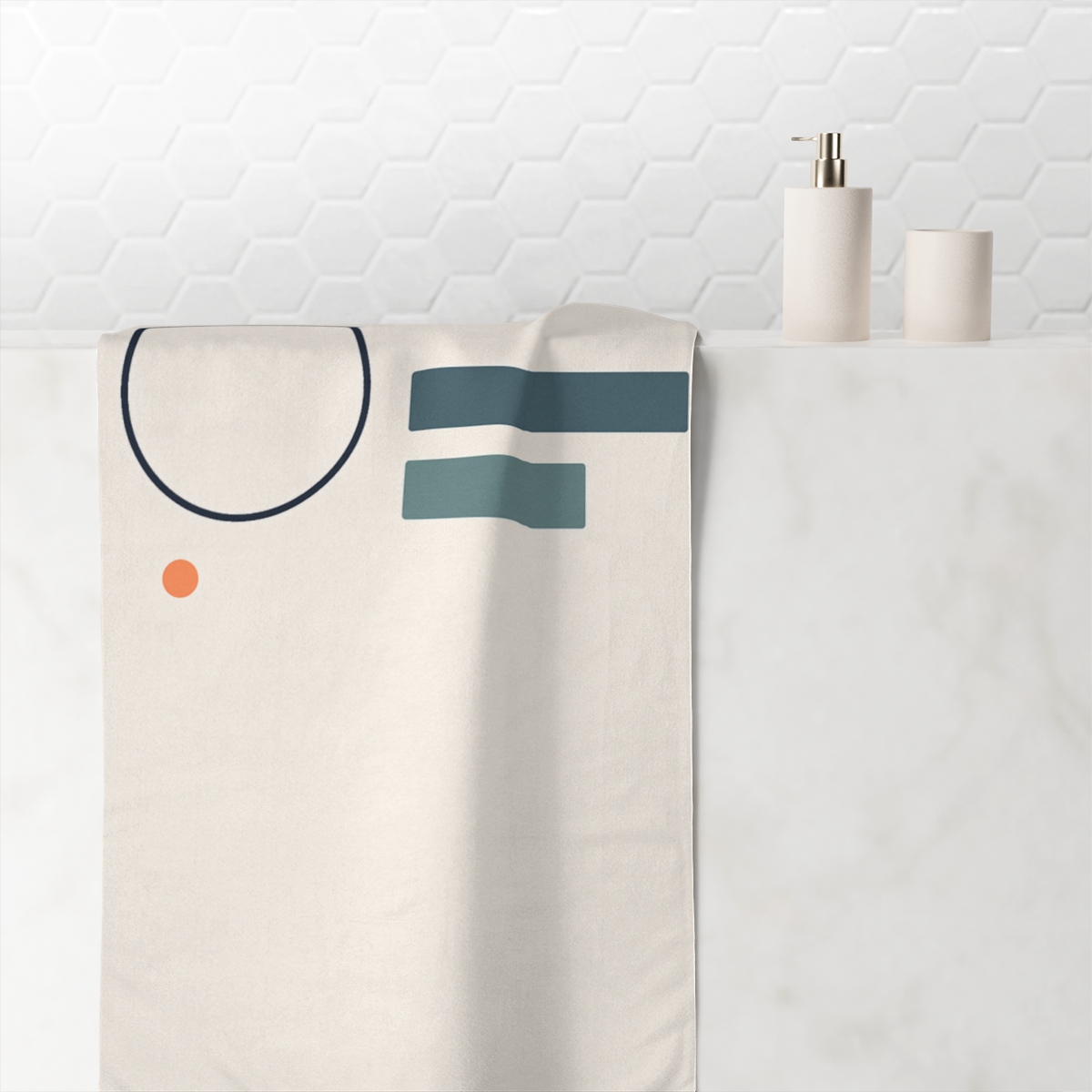 Quiet Overlap Of Ring And Split Bars comfortable face towels