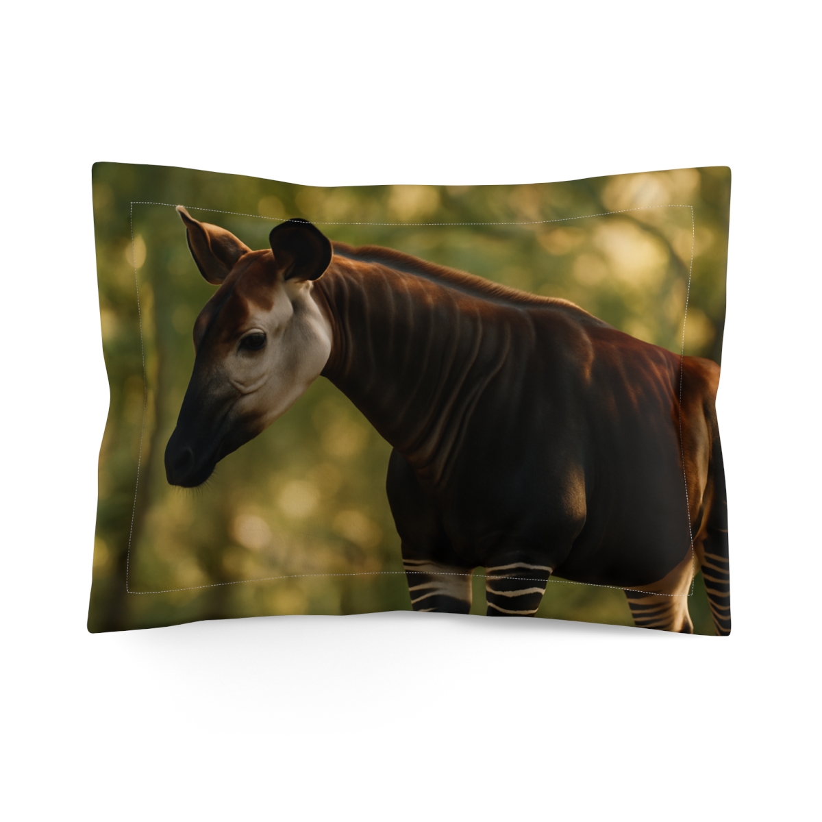 Quiet Rarity Okapi custom pillows