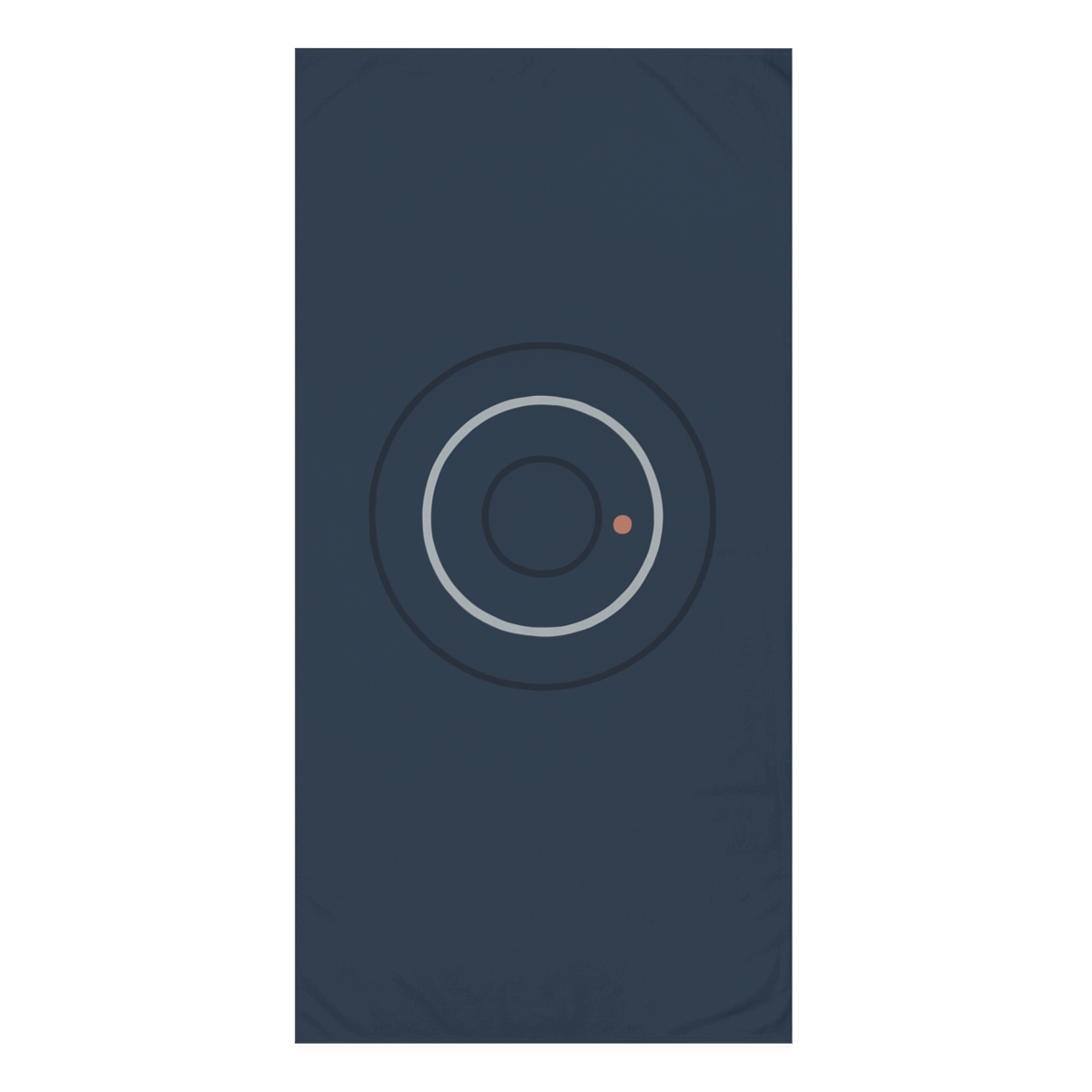 Quiet Three Ring Balance designer printed towels