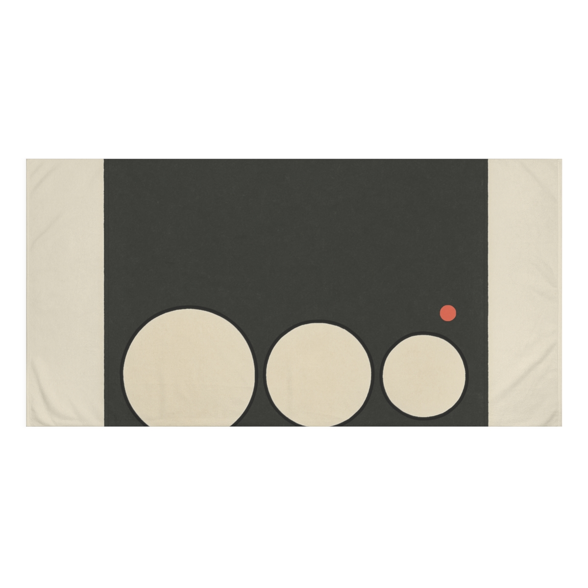Quiet Triad Over Open Square trendy hand towels