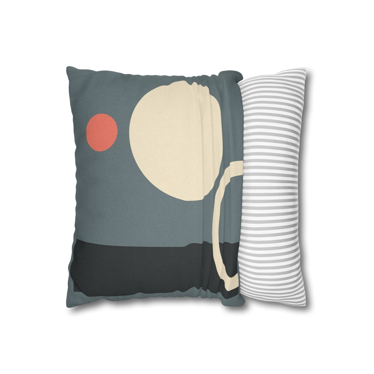 Quiet Triad With Offset Arc trendy patterned pillow cases